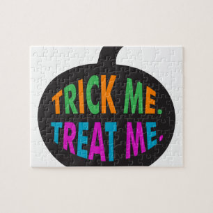 Trick Me Treat Me Multi-Color Jigsaw Puzzle