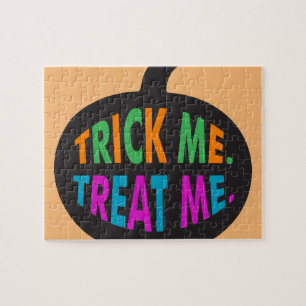 Trick Me Treat Me Multi-Color Jigsaw Puzzle