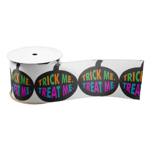 Trick Me Treat Me Multi-Color Satin Ribbon