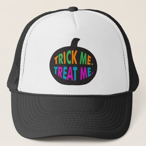 Trick Me Treat Me Multi_Color Trucker Hat