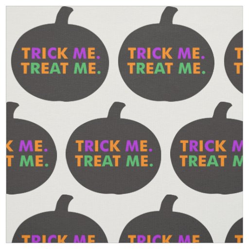 Trick Me Treat Me Multi-Colors Fabric
