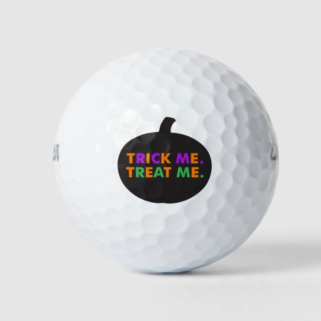 Trick Me Treat Me Multi-Colors Golf Balls (Front)