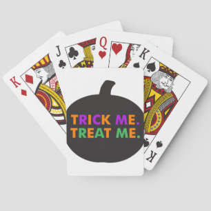 Trick Me Treat Me, Multi-Colors Poker Cards