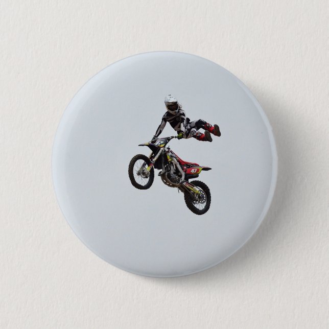Trick Motocross Button (Front)