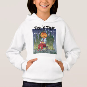 Trick 'n Treat Pumpkin Head Halloween Hoodie