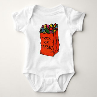 Trick O Treat Candy Bag Baby Bodysuit