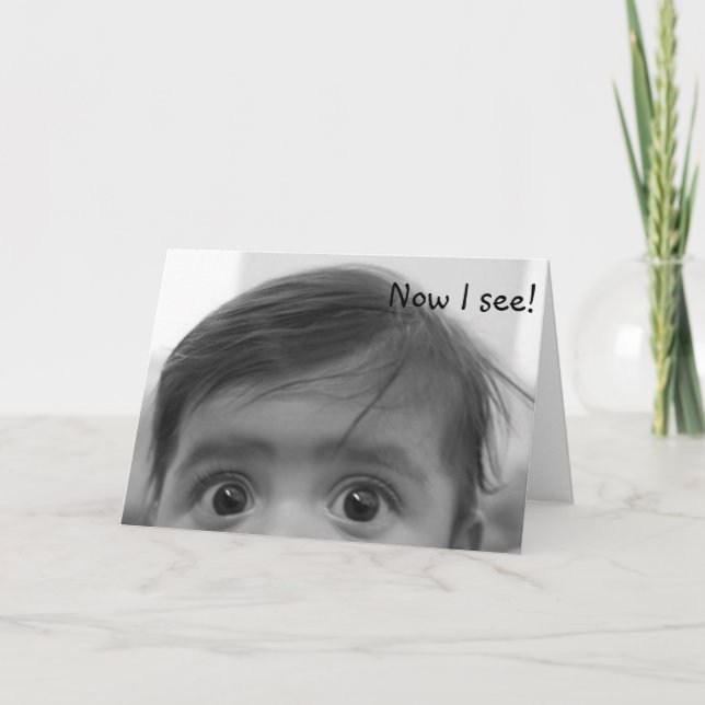 TRICK OF THE EYES BIRTHDAY WISH CARD (Front)