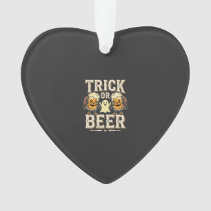 Trick or Beer Halloween Beer Design_1 Ornament