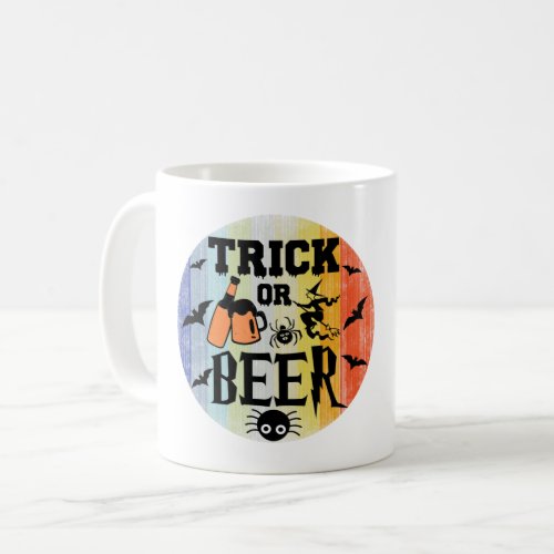 TRICK OR BEER _ HALLOWEEN COFFEE MUG