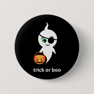 Trick Or Boo Pinback Button