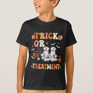 Trick Or Halloween Radiation Oncology Rad Therapy T-Shirt