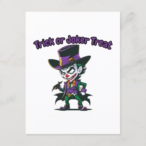Trick or Joker Treat Enclosure Card