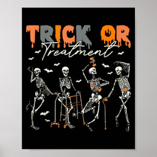 Trick Or Pt Physical Therapy Therast Halloween Poster