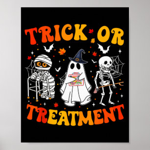Trick Or Pt Physical Therapy Therast Halloween  Poster