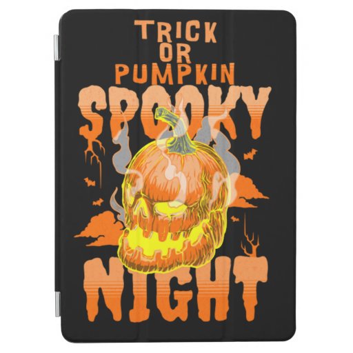 Trick or Pumpkin Spooky Night iPad Air Cover