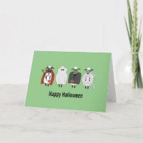 Trick or Sheep (Trick or Treat Fancy Dress Sheep) Card