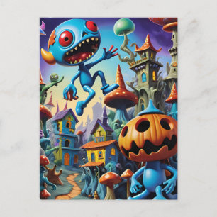 Trick or Shroom - Ken Gage Fantasy Art Postcard