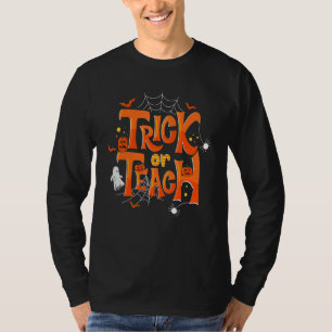 Trick Or Teach Funny Teacher Halloween Costume Men T-Shirt