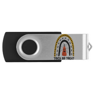 Trick or Teach Funny Teacher Halloween Spider Flash Drive