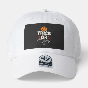 Trick or Teach Halloween Teacher Design (2)_1 47 Brand Hat