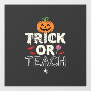 Trick or Teach Halloween Teacher Design (2)_1 Floor Decals