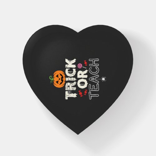 Trick or Teach Halloween Teacher Design (2)_1 Paperweight
