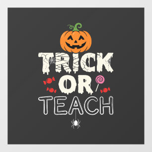 Trick or Teach Halloween Teacher Design (2)_1 Window Cling