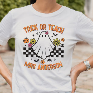 Halloween T Shirt Scary Teacher Costume Gráfico por T-Shirt Pond · Creative  Fabrica
