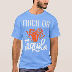 Trick Or Tequila Funny Halloween Party Costume Wom T-Shirt
