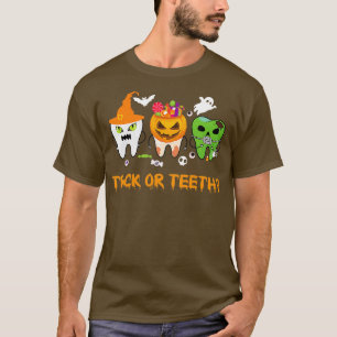 Trick Or th Spooky Halloween Dentist T-Shirt