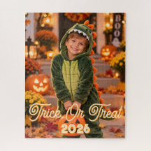 Trick or Treat 2026 Kids Halloween Costume Photo