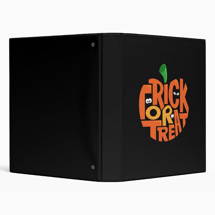 Trick or Treat 3 Ring Binder