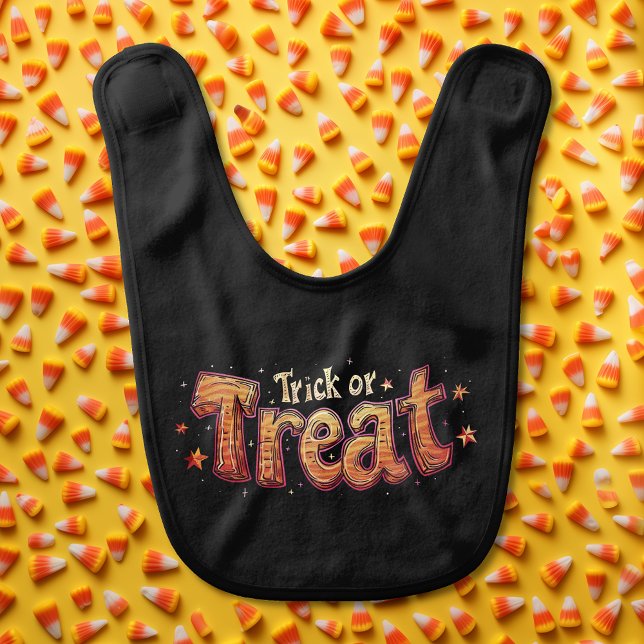 Trick or Treat Baby Bib (Creator Uploaded)