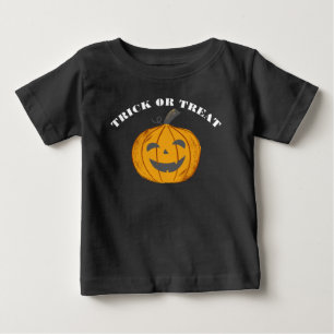 Trick Or Treat Baby Black T-Shirt