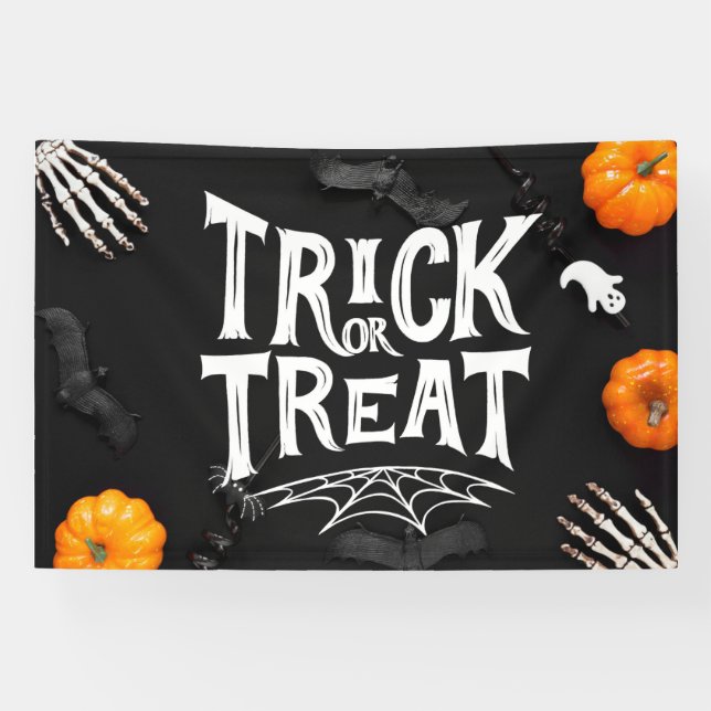 Trick or Treat  Banner (Horizontal)