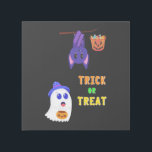 Trick Or Treat Bats Candy 31 UK October Halloween Gallery Wrap<br><div class="desc">Trick Or Treat Bats Candy 31 UK October Halloween. Best gifts for Halloween Festival T-shirts, Ghost Puzzle, Trick or Treat iPhone Case, International Bat Appreciation Day Socks, National Candy Day Hoodies, Bat Tees, Spirit Mug, Candy Tops, Ghost Pillow, Birthday Tees, Anniversary T-shirts, Christmas, and Birthday T-shirts. 12" x 12" Gallery...</div>