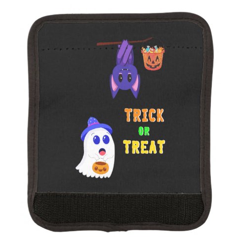 Trick Or Treat Bats Candy 31 UK October Halloween Luggage Handle Wrap