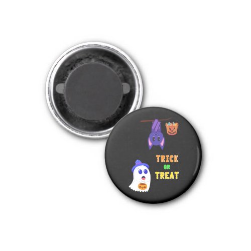 Trick Or Treat Bats Candy 31 UK October Halloween Magnet