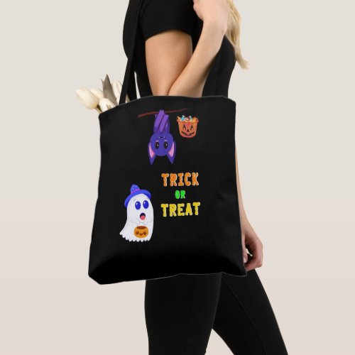 Trick Or Treat Bats Candy 31 UK October Halloween Tote Bag