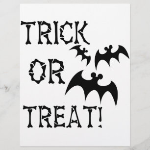 Trick or Treat Bats! Flyer