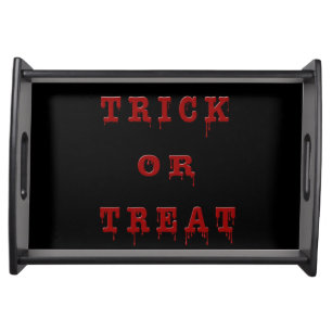 Trick or Treat Bloody Version Serving Tray
