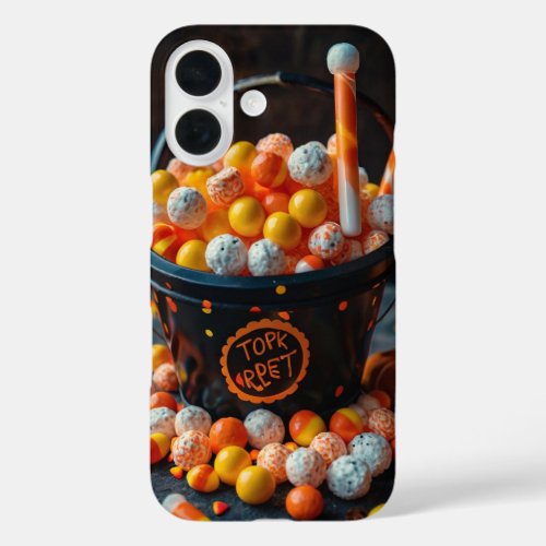 Trick or Treat Bucket iPhone 16 Case