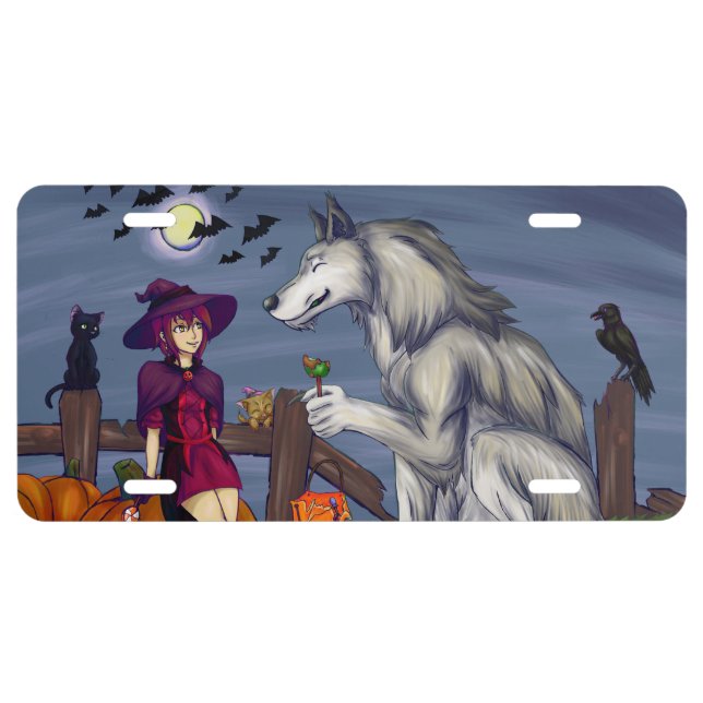 Trick or Treat Buddies License Plate (Front)