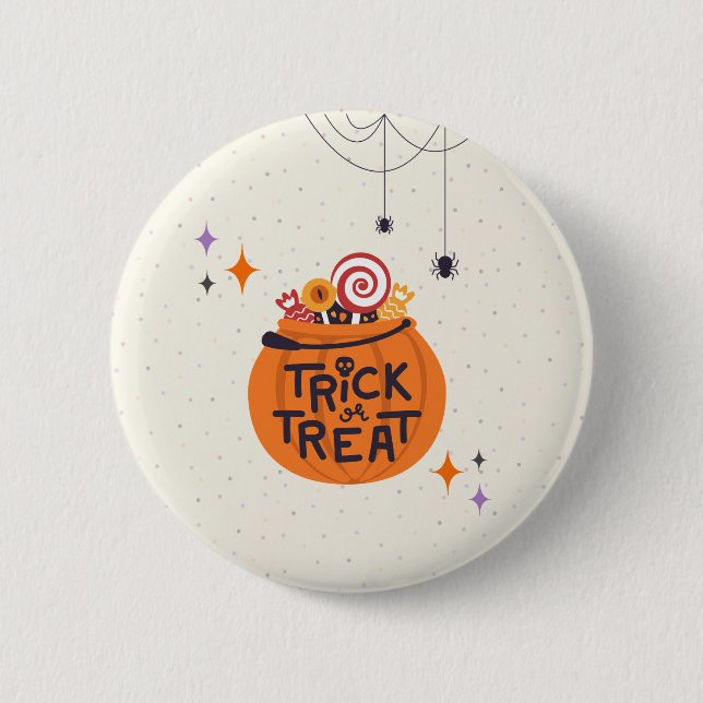 Trick or Treat Button (Front)