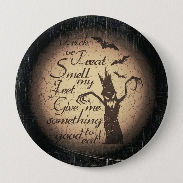 Trick or Treat Button (Front)