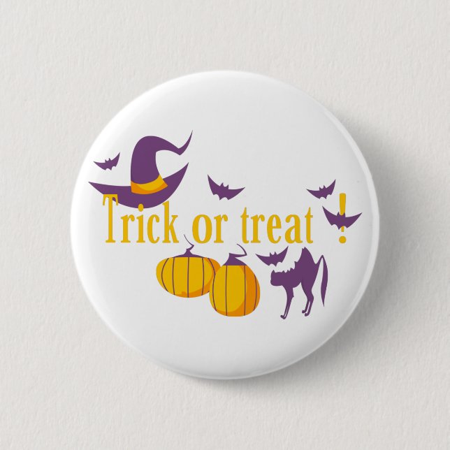 trick or treat button (Front)