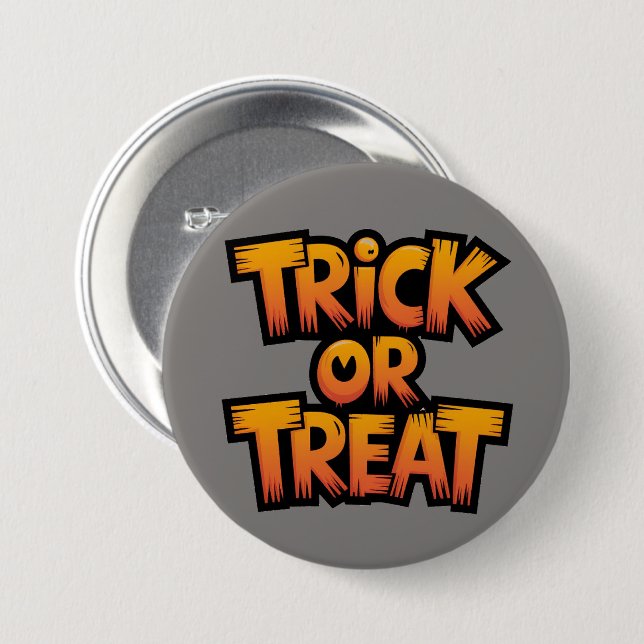 Trick or Treat Button (Front & Back)