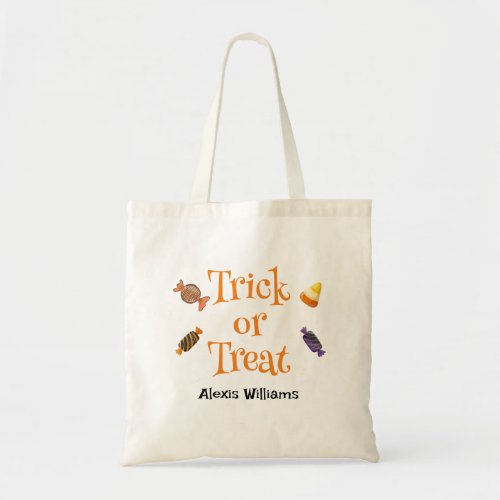 Trick or treat Candy Budget Tote Bag