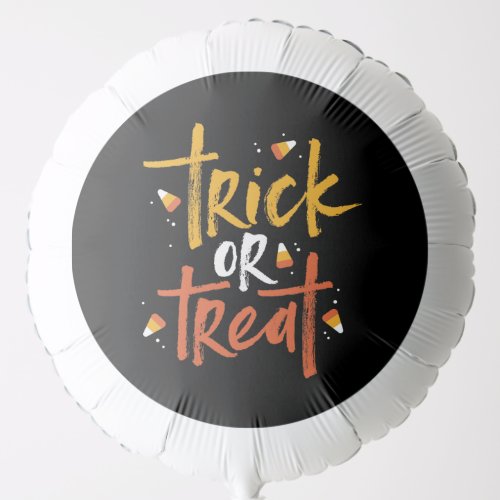 Trick or Treat Candy Corn Halloween Balloon