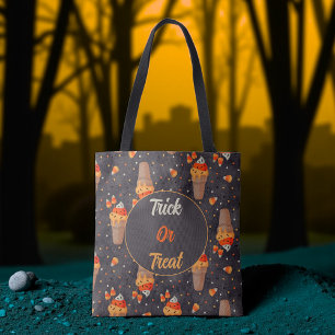 Trick or Treat Candy Corn Ice Cream Tote Bag